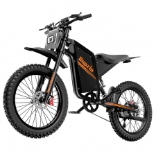 BOPZIN Q8 Electric Dirt Bike  3000W Peak Motor  60V 35Ah Removable Battery  Up to 45MPH  68 Miles Max Range  25' Fat Tires  Dua