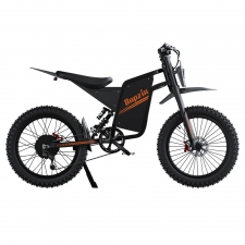 BOPZIN Q8 Electric Dirt Bike  3000W Peak Motor  60V 35Ah Removable Battery  Up to 45MPH  68 Miles Max Range  25' Fat Tires  Dua