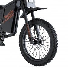 BOPZIN Q8 Electric Dirt Bike  3000W Peak Motor  60V 35Ah Removable Battery  Up to 45MPH  68 Miles Max Range  25' Fat Tires  Dua