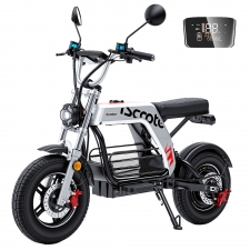 iScooter DX5Pro Electric Scooter  2000W Brushless Motor  60km/h Top Speed  52V 20Ah Battery  Up to 100km Range  17" Fat Tubeles