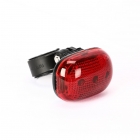 Bike taillight Light Steady Flashing and Blinking 3 modes, 2 AAA batteries included, Fit tubes diameter of 25-30mm