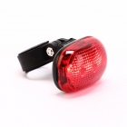 Bike taillight Light Steady Flashing and Blinking 3 modes, 2 AAA batteries included, Fit tubes diameter of 25-30mm