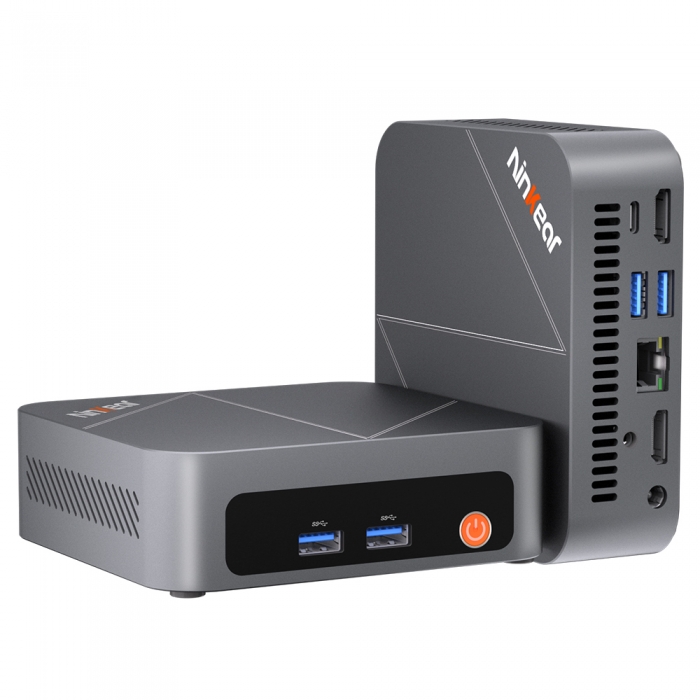 Ninkear M7 Mini PC  Intel Core i7-1185G7 4 Cores Max 4 8GHz  16GB RAM 512GB SSD  Dual HDMI 4K Display   Type-C  WiFi 6 Bluetoot