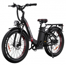 DRVETION CTR26 1000W Electric Bike  26”×4 0" Fat Tire  48V 20Ah Samsung 21700 Battery  50km/h Max Speed  110km PAS Range  30