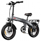 DRVETION BT20 1000W Foldable Electric Bike  20”×4 0" Fat Tire  48V 14Ah Removable Samsung Battery  55km/h Max Speed  100km R