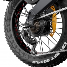 DRVETION BT20 1000W Foldable Electric Bike  20”×4 0" Fat Tire  48V 14Ah Removable Samsung Battery  55km/h Max Speed  100km R