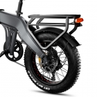 DRVETION BT20 1000W Foldable Electric Bike  20”×4 0" Fat Tire  48V 14Ah Removable Samsung Battery  55km/h Max Speed  100km R