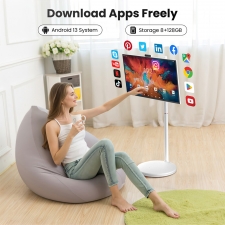 MESWAO 32" Smart Mobile Screen  Android 13  8GB RAM 128GB ROM  Octa-Core Processor  1080P FHD IPS Touch Display  300nits Bright