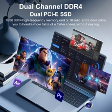 Ninkear N16 Pro Laptop  16 inch 2560*1600 120Hz IPS Screen  Intel Core i7-12700H 6 Cores Max 4 7GHz  16GB RAM 1TB SSD  WiFi 6 B
