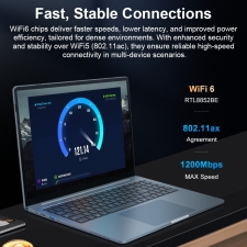 Ninkear N16 Pro Laptop  16 inch 2560*1600 120Hz IPS Screen  Intel Core i7-12700H 6 Cores Max 4 7GHz  16GB RAM 1TB SSD  WiFi 6 B