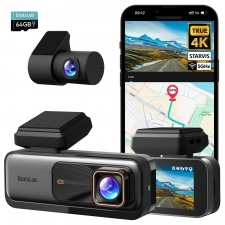 Botslab G980H 4K Dash Cam Front and Rear  170° Ultra Wide Dashcam with ADAS  Night Vision  24/7 Parking Mode  Sony IMX415 Sens