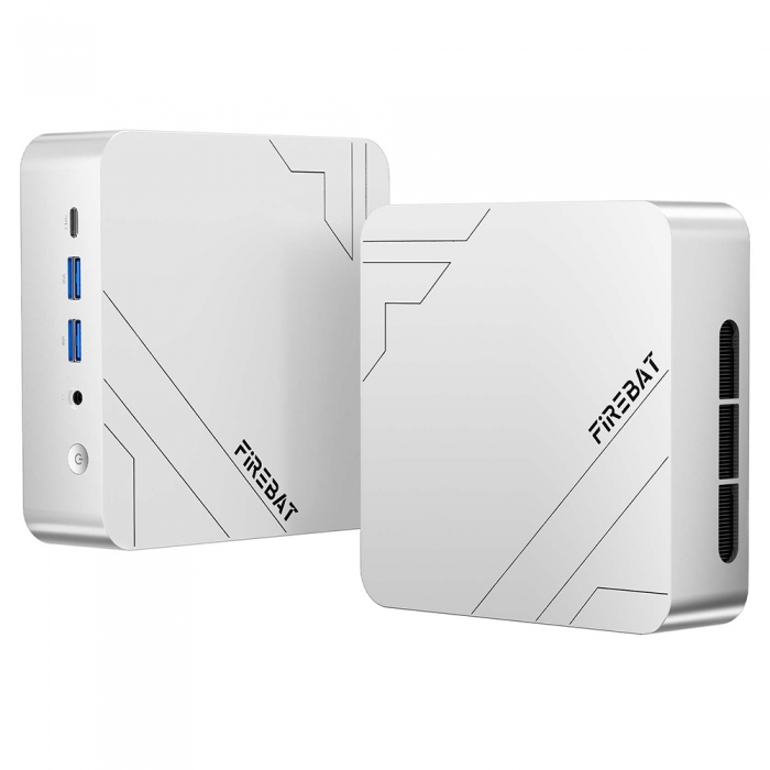 FIREBAT F1 Mini PC  AMD Ryzen 7 H255  8 Cores 16 Threads Up to 4 9GHz  AMD Radeon 780M Graphics  16GB LPDDR5 RAM  512GB SSD  US