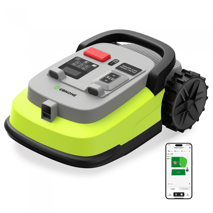 UBHOME M10 Robotic Lawn Mower  RTK   AI Vision Navigation  No Perimeter Wire  7000㎡ Coverage  Multi-Zone  Up to 15   55% Slop