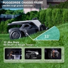 AIRSEEKERS TRON Robotic Lawn Mower  RTK   VIO   3D Vision Navigation  15Ah Battery  200m²/h Efficiency  300mm Cutting Width  3