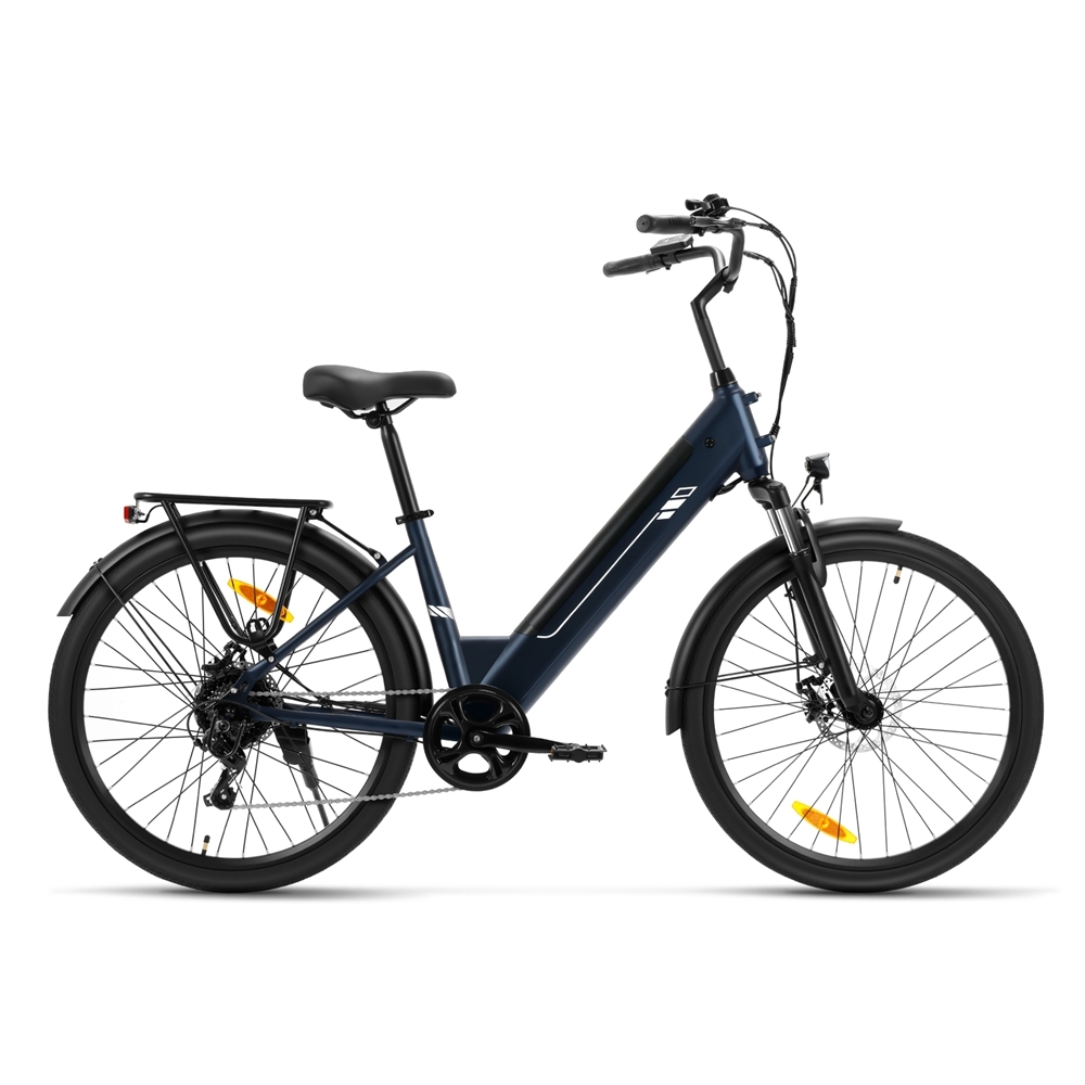 Foride Roamer 2 Step-Thru Electric Bike  250W Motor  36V 15,6Ah Battery  26'×1,75' Tires  25km/h Max Speed  100km Max Range