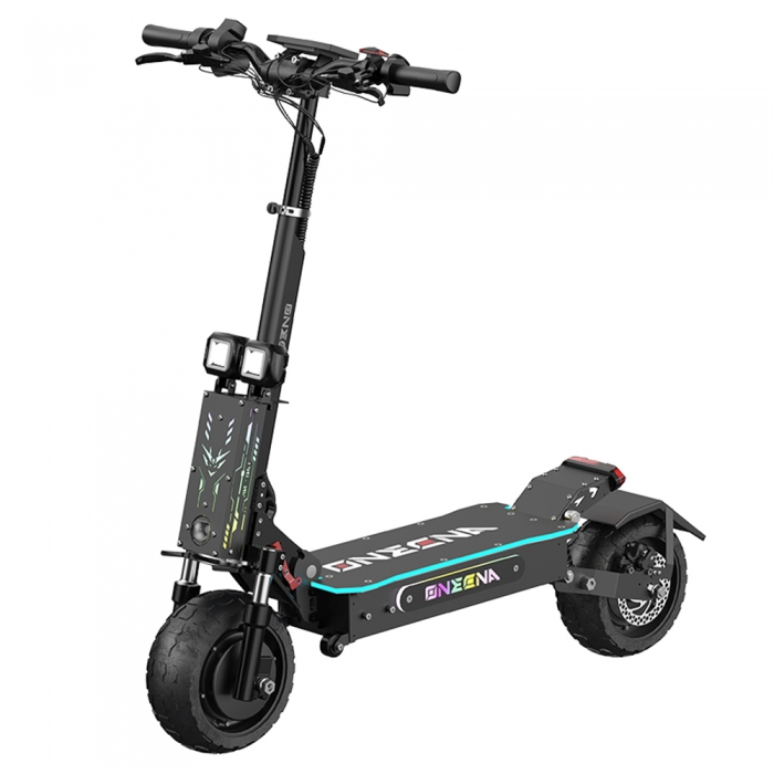 FENGQS GT7 Foldable Electric Scooter  Dual 2800W Motors  60V 27Ah Battery  80km/h Top Speed   89km Range  111-Inch Off-Road Fat