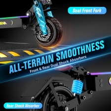 ONECNA GT7 Foldable Electric Scooter  Dual 2800W Motors  60V 27Ah Battery  80km/h Top Speed   89km Range  111-Inch Off-Road Fat