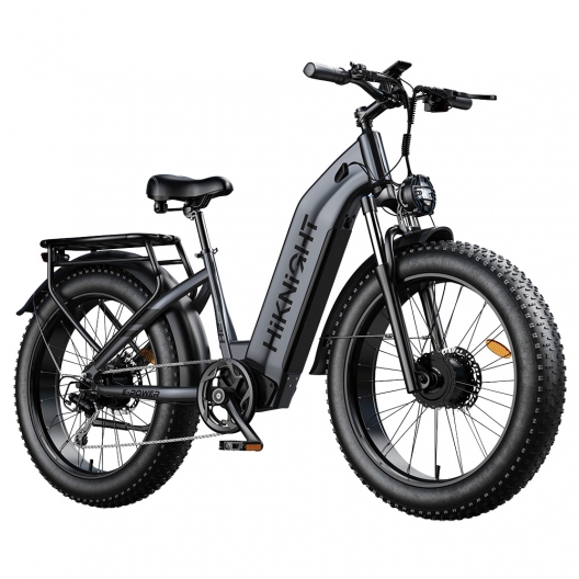 HIKNIGHT H2 PRO Electric Bike  3000W Peak Dual Motors  61km/h Max Speed  145km Range  52V 20Ah Removable Battery  35° Climbing