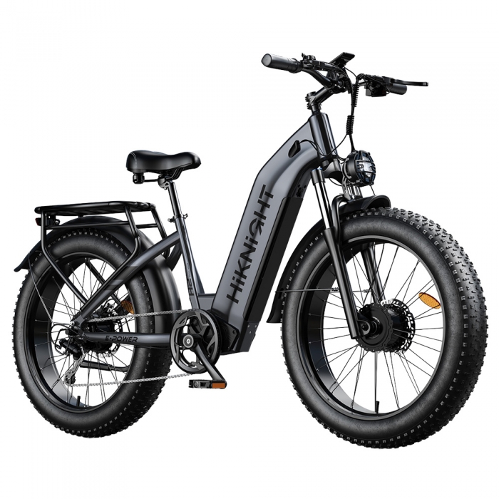 HIKNIGHT H2 PRO Electric Bike  3000W Peak Dual Motors  61km/h Max Speed  145km Range  52V 20Ah Removable Battery  35° Climbing