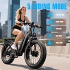 HIKNIGHT H2 PRO Electric Bike  3000W Peak Dual Motors  61km/h Max Speed  145km Range  52V 20Ah Removable Battery  35° Climbing