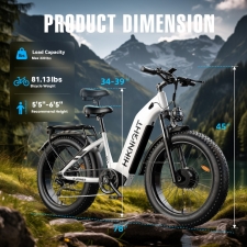 HIKNIGHT H2 PRO Electric Bike  3000W Peak Dual Motors  61km/h Max Speed  145km Range  52V 20Ah Removable Battery  35° Climbing