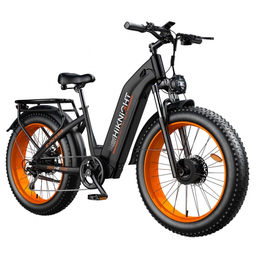 HIKNIGHT H2 PRO Electric Bike  3000W Peak Dual Motors  61km/h Max Speed  145km Range  52V 20Ah Removable Battery  35° Climbing