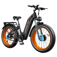 HIKNIGHT H2 PRO Electric Bike  3000W Peak Dual Motors  61km/h Max Speed  145km Range  52V 20Ah Removable Battery  35° Climbing