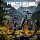 HIKNIGHT H2 PRO Electric Bike  3000W Peak Dual Motors  61km/h Max Speed  145km Range  52V 20Ah Removable Battery  35° Climbing