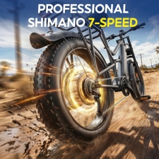HIKNIGHT H6 PRO Electric Bike  4000W Peak Dual Motors  52V 20Ah Removable Battery  145km Range  64km/h Max Speed  200N·m Torqu