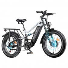 HIKNIGHT H6 PRO Electric Bike  4000W Peak Dual Motors  52V 20Ah Removable Battery  145km Range  64km/h Max Speed  200N·m Torqu