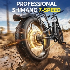 HIKNIGHT H6 PRO Electric Bike  4000W Peak Dual Motors  52V 20Ah Removable Battery  145km Range  64km/h Max Speed  200N·m Torqu