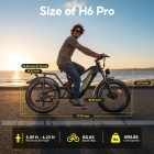 HIKNIGHT H6 PRO Electric Bike  4000W Peak Dual Motors  52V 20Ah Removable Battery  145km Range  64km/h Max Speed  200N·m Torqu