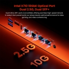 AOOSTAR WTR MAX NAS Mini PC Barebone  No RAM No SSD   Intel Core i5-1235U 10 Core Max 4 4GHz  11-Bay Storage  6×3 5" HDD   5×