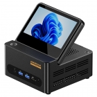 AOOSTAR G-FLIP Mini PC Barebone  No RAM No SSD   AMD Ryzen 7 H255 8 Core Max 4 9GHz  Radeon 780M Graphics  Dual DDR5-5600   Dua