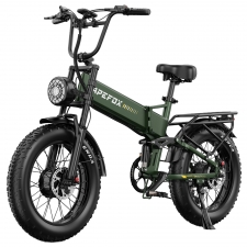 APEFOX RH20 Electric Bike  Dual 750W Hub Motors  48V 22 5Ah Lithium Battery  50km/h Max Speed  100km Range  20×4 0" Fat Tires 