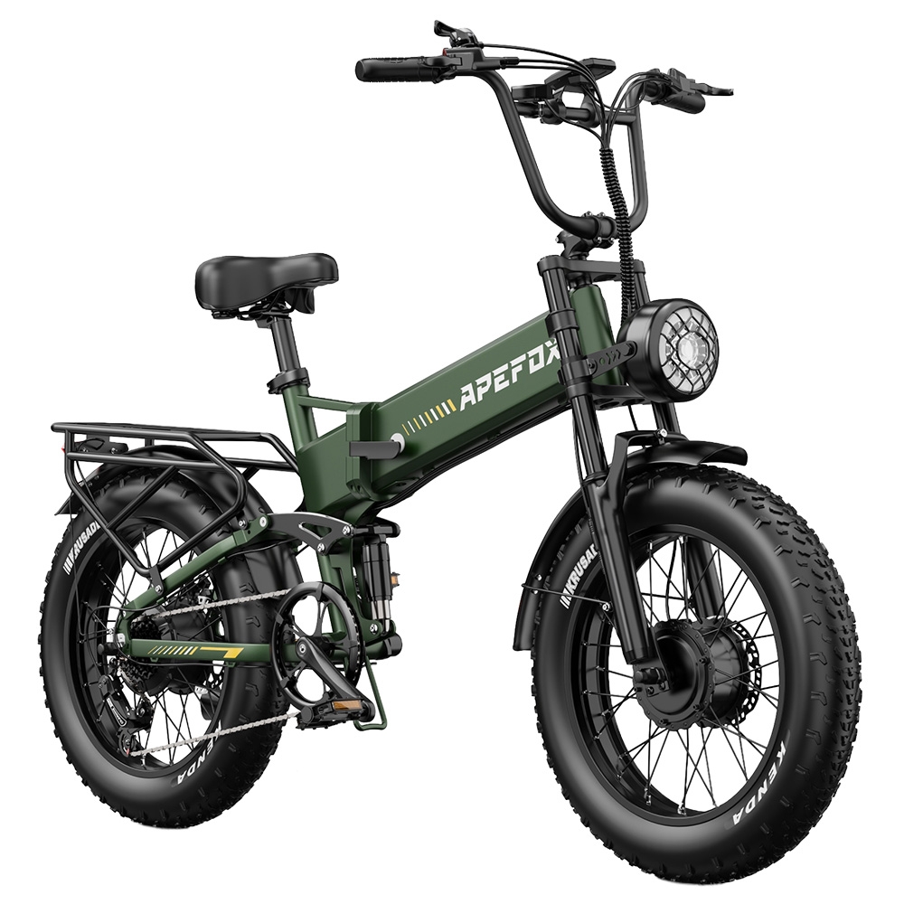 APEFOX RH20 Electric Bike  Dual 750W Hub Motors  48V 22,5Ah Lithium Battery  50km/h Max Speed  100km Range  20×4,0" Fat Tires