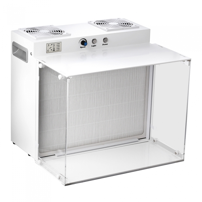 LTQ Vapor CW-13 Laminar Flow Hood  H13 HEPA Filter  99 97% Filtration Efficiency  Dual-Fan Vertical Laminar Flow  Continuous Ai