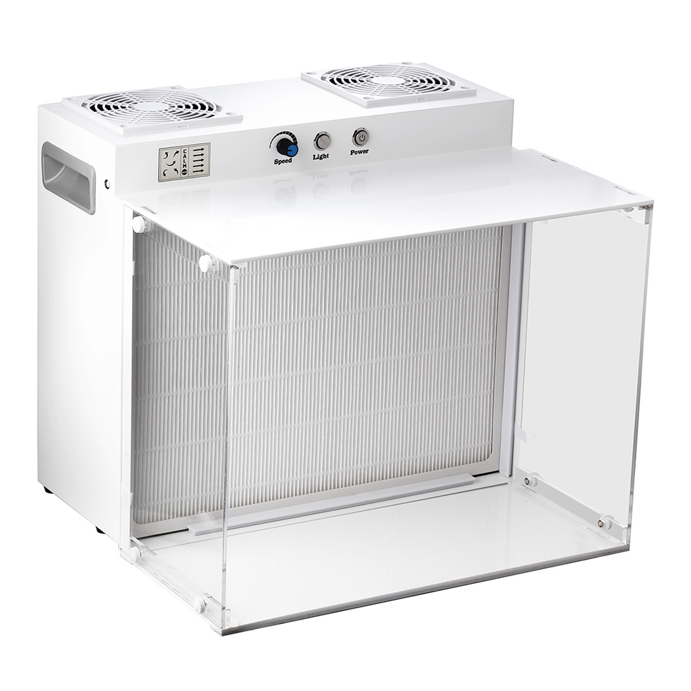 LTQ Vapor CW-13 Laminar Flow Hood  H13 HEPA Filter  99 97% Filtration Efficiency  Dual-Fan Vertical Laminar Flow  Continuous Ai
