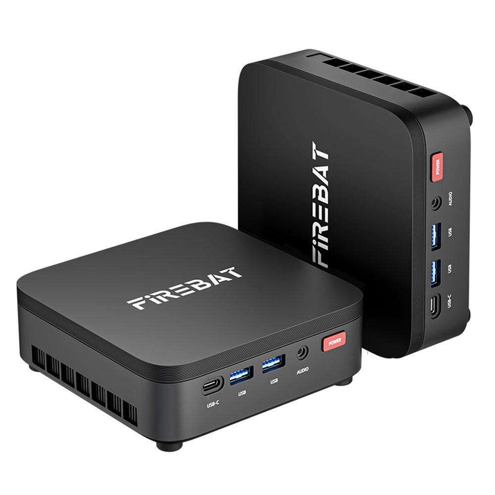 FIREBAT R3 Mini PC  AMD Ryzen 5 7430U 6 Cores 12 Threads Up to 4,3GHz  16GB LPDDR4 RAM 512GB SSD  AMD Radeon Graphics