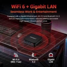 FIREBAT R3 Mini PC  AMD Ryzen 5 7430U 6 Cores 12 Threads Up to 4,3GHz  16GB LPDDR4 RAM 512GB SSD  AMD Radeon Graphics