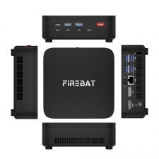 FIREBAT R3 Mini PC  AMD Ryzen 5 7430U 6 Cores 12 Threads Up to 4,3GHz  16GB LPDDR4 RAM 512GB SSD  AMD Radeon Graphics