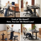 NEWTRAL MT-M Standing-Mate Ergonomic Standing Desk Chair  5-in-1 Adaptive Seating  167° Flip Backrest  Adjustable Seat Height