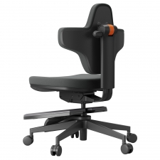 NEWTRAL MT-M Standing-Mate Ergonomic Standing Desk Chair  5-in-1 Adaptive Seating  167° Flip Backrest  Adjustable Seat Height
