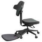 NEWTRAL MT-M Standing-Mate Ergonomic Standing Desk Chair  5-in-1 Adaptive Seating  167° Flip Backrest  Adjustable Seat Height
