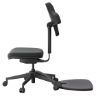 NEWTRAL MT-M Standing-Mate Ergonomic Standing Desk Chair  5-in-1 Adaptive Seating  167° Flip Backrest  Adjustable Seat Height