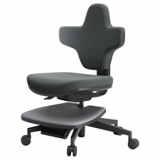 NEWTRAL MT-M Standing-Mate Ergonomic Standing Desk Chair  5-in-1 Adaptive Seating  167° Flip Backrest  Adjustable Seat Height