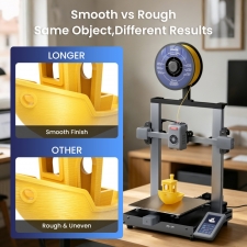 LONGER LK10 3D Printer  500mm/s Print Speed  0 1mm Accuracy  225×225×265mm Build Volume  Full Auto Leveling  4 3-inch Touchsc