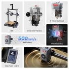 LONGER LK10 3D Printer  500mm/s Print Speed  0 1mm Accuracy  225×225×265mm Build Volume  Full Auto Leveling  4 3-inch Touchsc