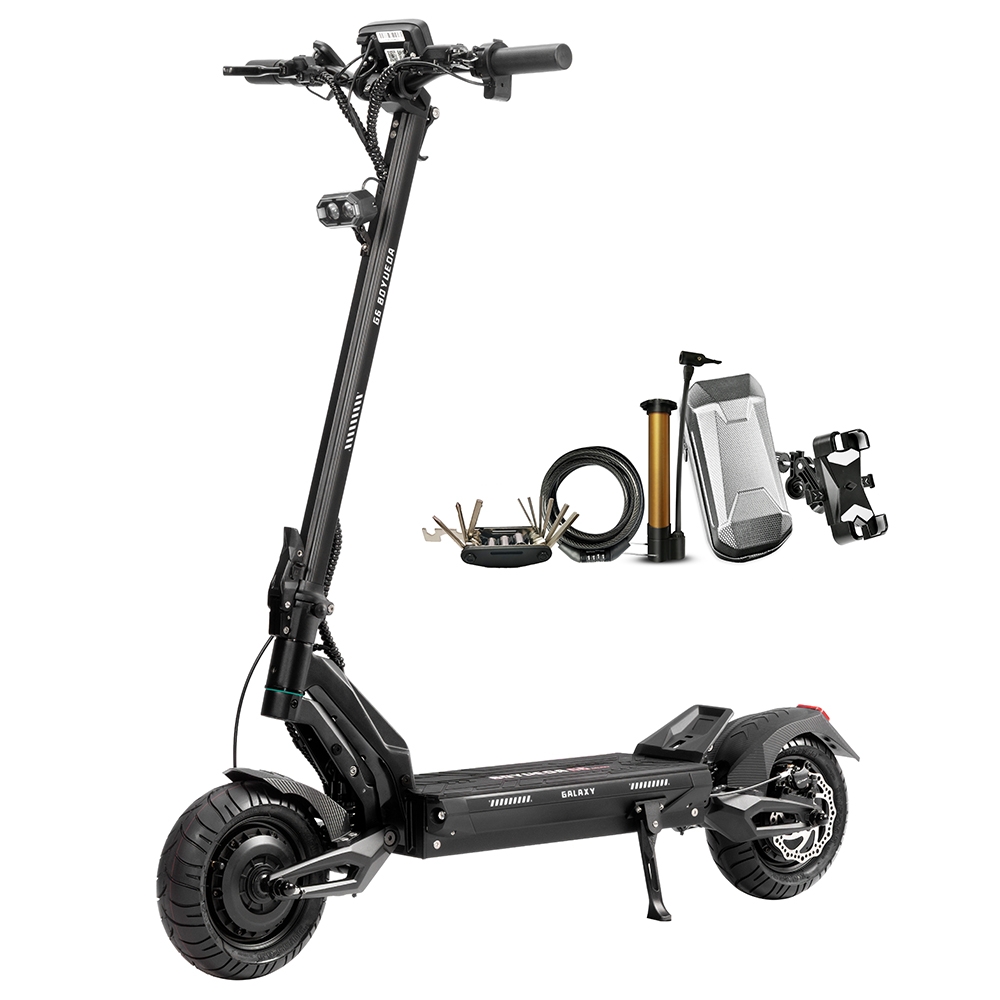 Boyueda G6 Skuter Elektryczny, Podwójny Silnik 3600W, 52V28Ah, 70km/h, Zasięg 100‑120km, Hamulce Hydrauliczne