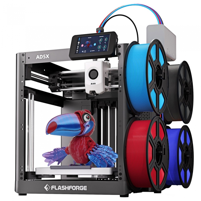 Flashforge AD5X 3D Printer  Smart Multi-Color Printing  600mm/s Max Speed  220*220*220mm - EU Plug